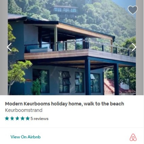 Modern Keurbooms holiday home, walk to the beach